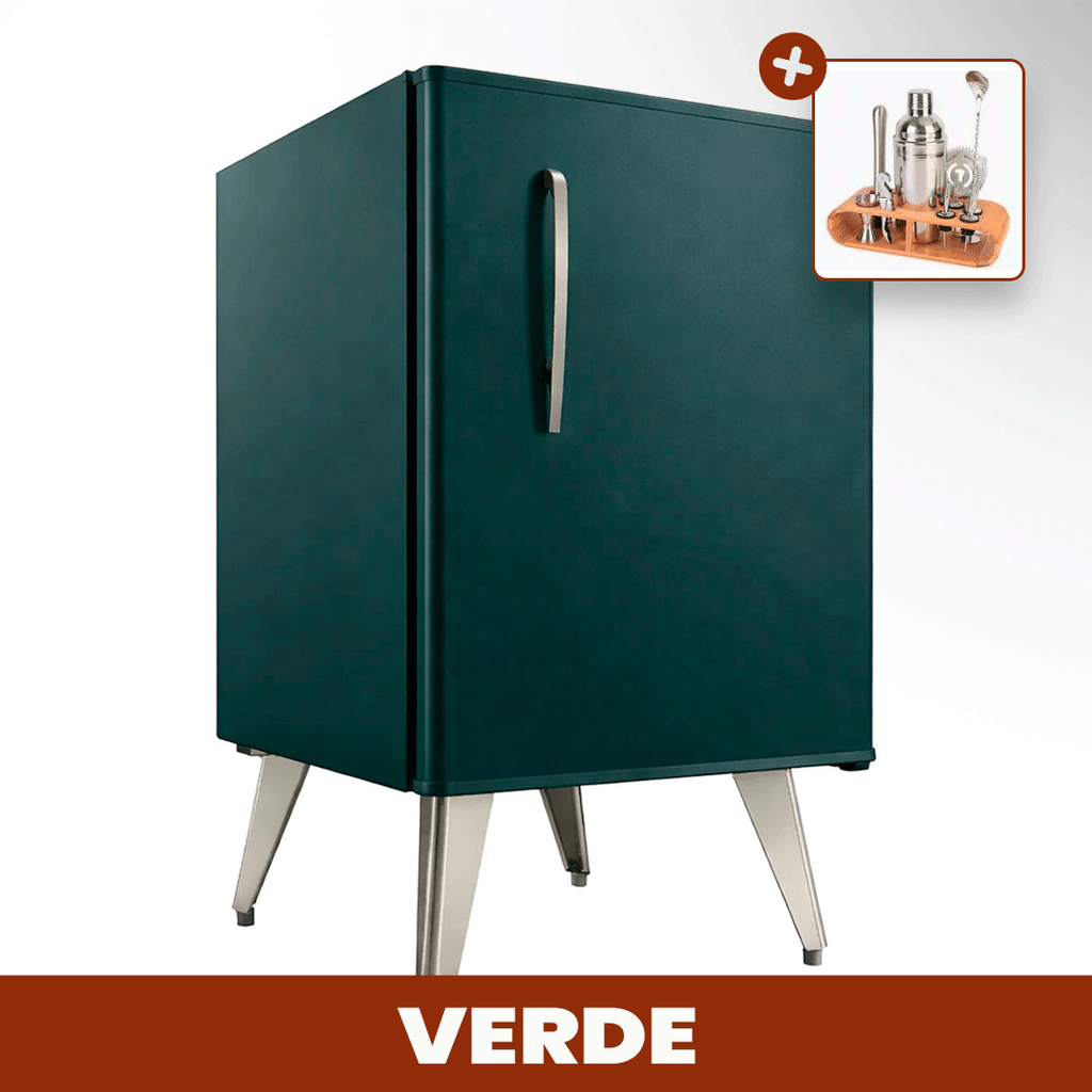 Frigobar Retrô 76 Litros – Diseño Vintage con Estilo y Funcionalidad + REGALO