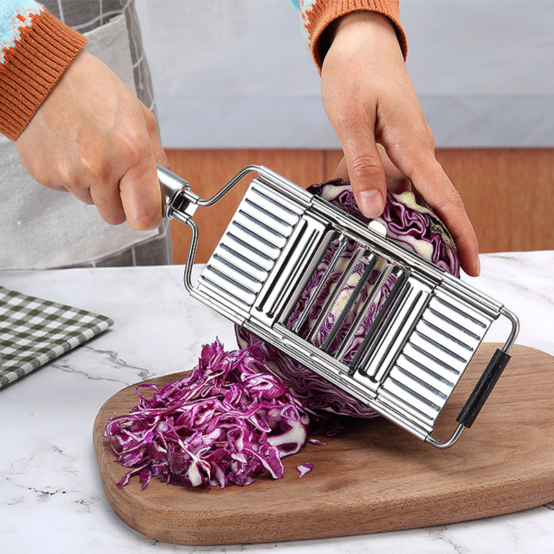 Rallador Multiuso de Acero Inoxidable + 4 Cuchillas + REGALO EXCLUSIVO