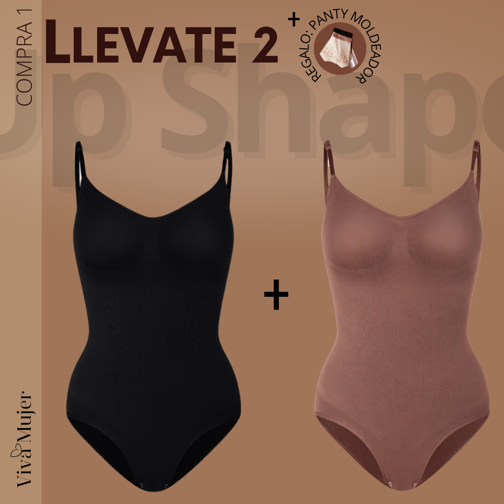[Llevá 2, Pagá 1] Body Moldeador Up Shaper + Regalo Culotte Modelador