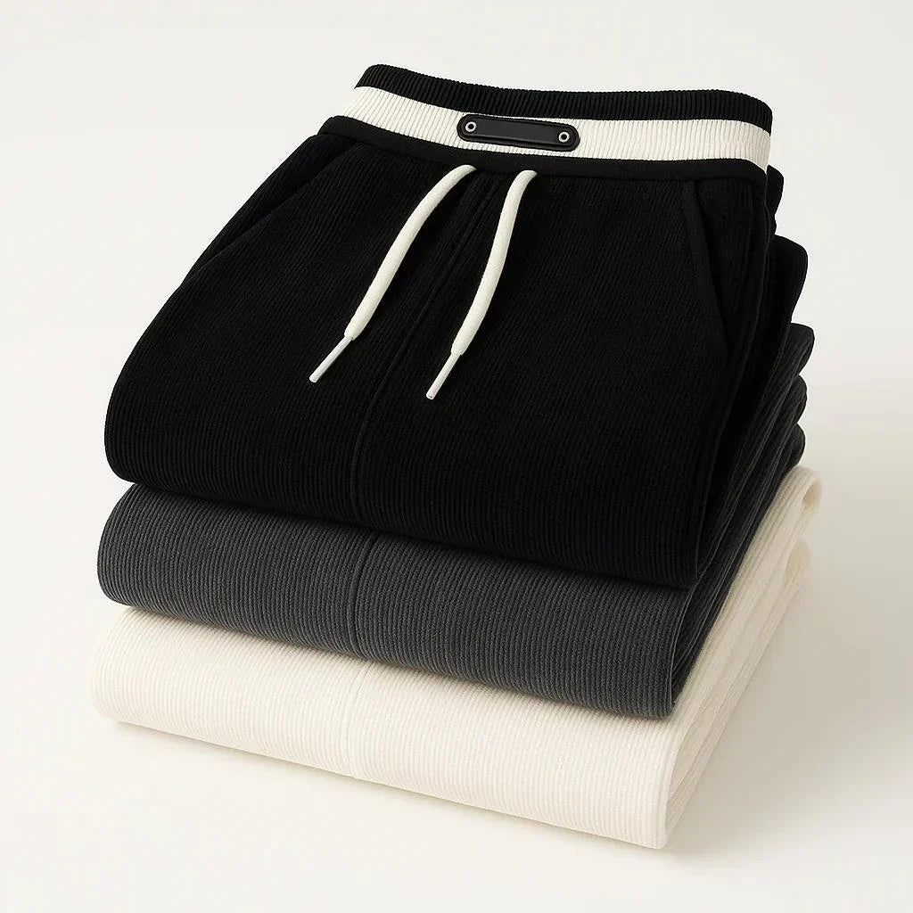 [Llevá 3, ¡Pagá Solo 2!] Kit de 3 Pantalones Femeninos Olina de Terciopelo (66% Rayón, 29% Nailon, 5% Elastano)