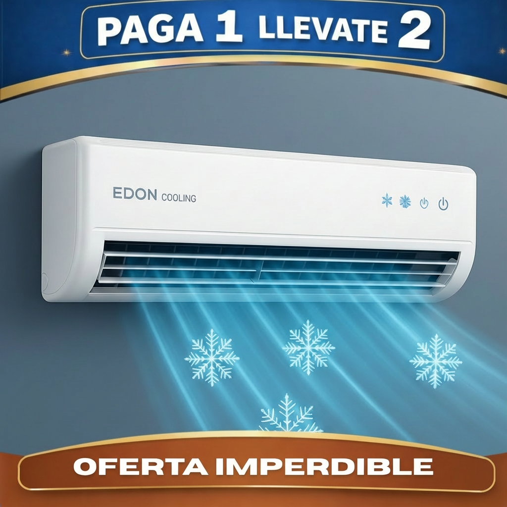 Oferta imperdible: Mini Aire Acondicionado Portátil — Enfriá hasta 16 °C, sin instalación